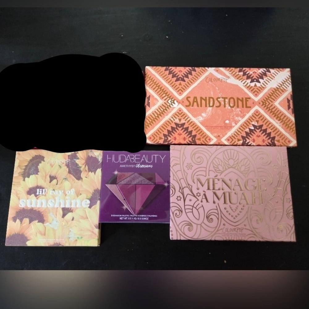 Huda Beauty & ColourPop Eyeshadow Palette Sets